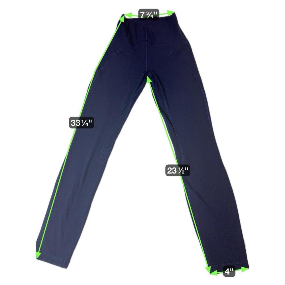 LULULEMON High Rise Women’s Navy Blue Size 2 - Picture 5 of 5